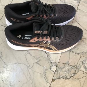 Black and rose gold ASICS